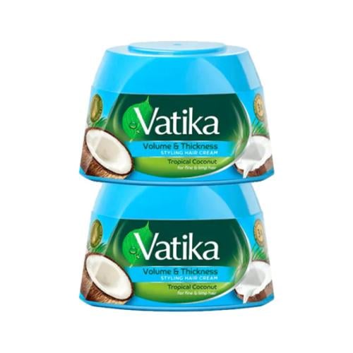 فاتيكا كريم شعر 140 مل حجم وكثافه عبوة مزدوجه