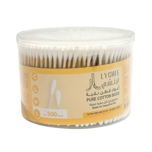 ليتشي اعواد قطنية 500 عود قطني