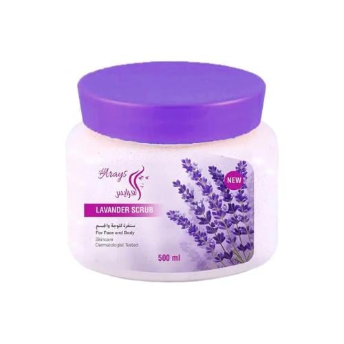 درع العرايس مقشر للجسمى بخلاصة اللافندر 500 مل