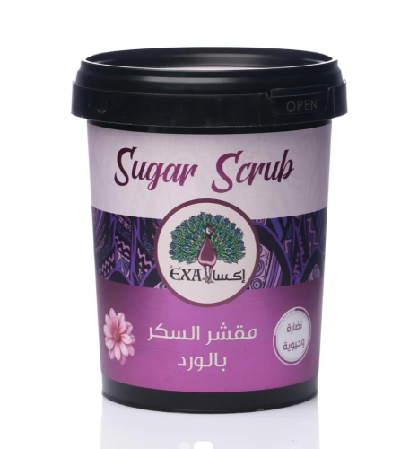 اكسا مقشر السكر بالورد 600 جم
