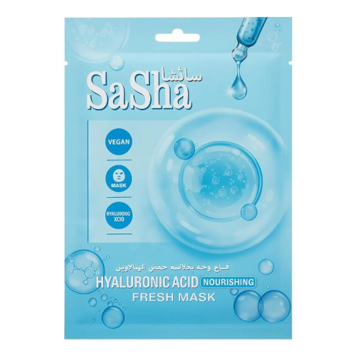 قناع ساشا بحمض الهيالورونيك المنعش 1 قطعة