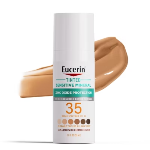 ^(SPF 35 50 مل)واقي الشمس للوجه المعدني للبشرة الح...