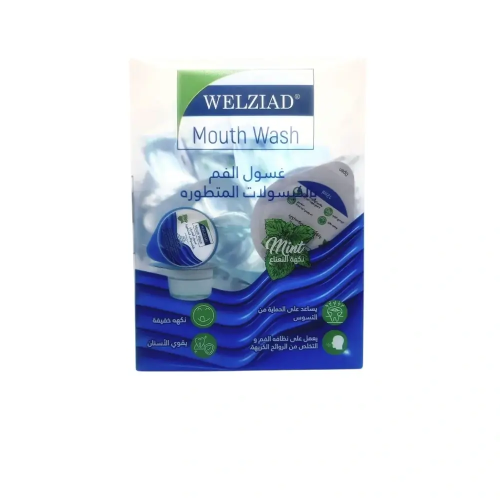غسول الفم ويلزياد بالنعناع 12 مل × 21