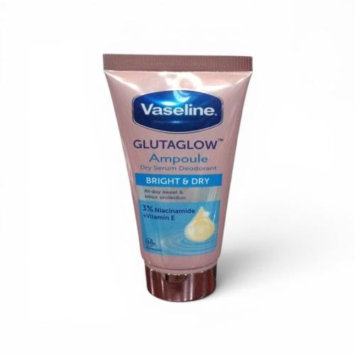 VASELINE GLUTAGLOW AMPOULE SERUM BRIGHT & DRY 45ML