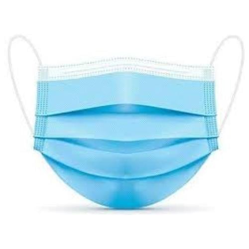 قناع الوجه كينميد 50 قطعة باللون الأزرق