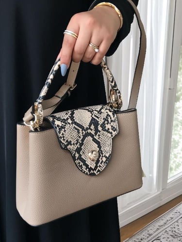 حقيبة Louis Vuitton باللون البيج