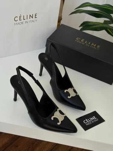 حذاء سيلين الأسود - أناقة إيطالية بتصميم مميز