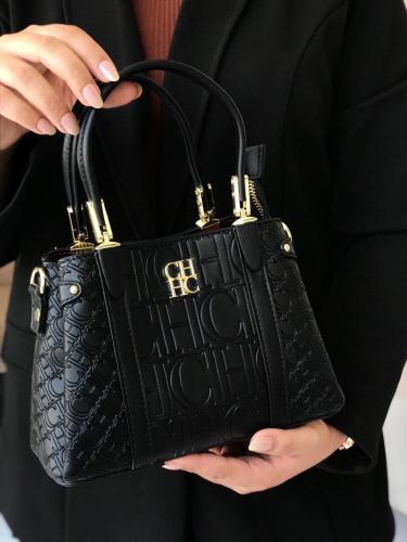 حقيبة CH الأنيقة باللون الأسود