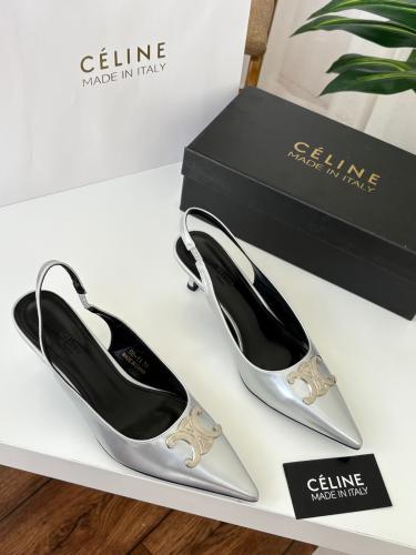 حذاء سيلين الفضي البراق - لمسة من السحر والأناقة