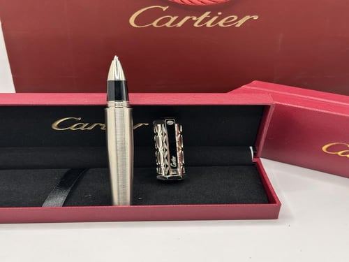 قلم كارتير فرار فضي