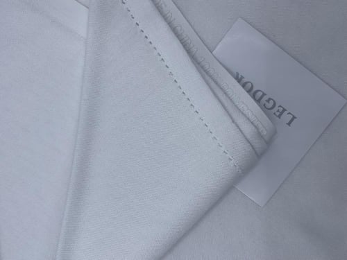 غترة ليجدور ابيض سادة