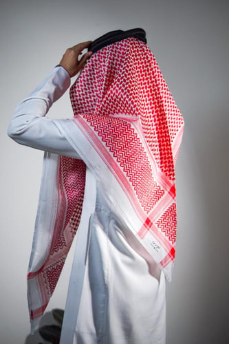 شماغ مرسوم بصمة 4