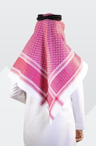 شماغ الحاكم دم الغزال خلية