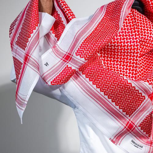 شماغ مرسوم دم الغزال كلاسيك