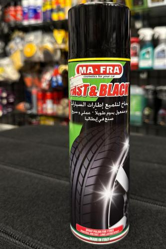 ملمع الكفرات فاست اند بلاك بخاخ من شركة مافرا الاي...
