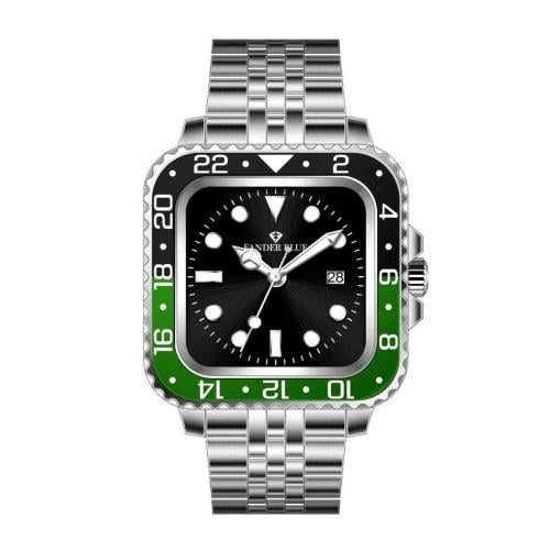 ساعة رجالية ماركة FANDER BLUE بسير ستيل باللون الف...