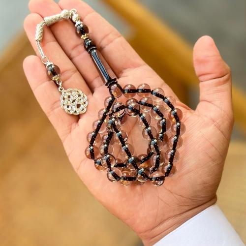 مسباح بكلايت شفاف مع طربزونة تركية