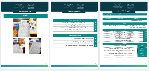 تقرير مجتمعات تعلم مهنية ( تبادل خبرات بين معلمات...