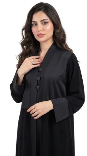 عباية كريب مع تفتة ياباني - OS384