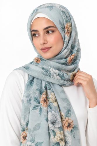 طرحة زهري أزرق فاتح - TJ4