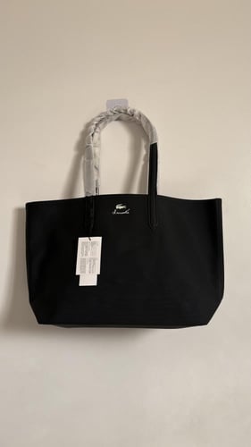 لاكوست دبل فيس لارج أسود أبيض