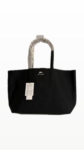 لاكوست دبل فيس لارج أسود أبيض