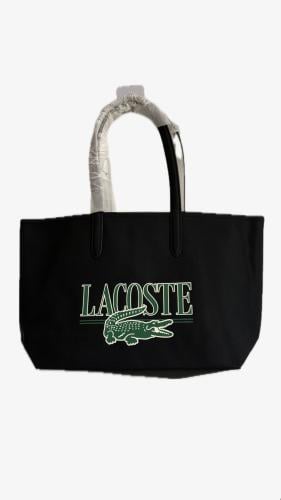 لاكوست دبل فيس لارج أسود أبيض