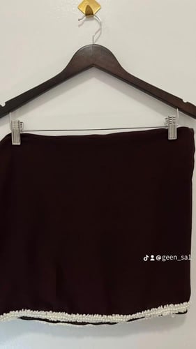 طرحـة غـرام عنابي لولو-أسود