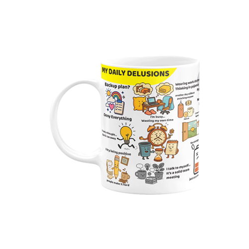 A cup with a fun design - My daily hallucinations 1 (English)