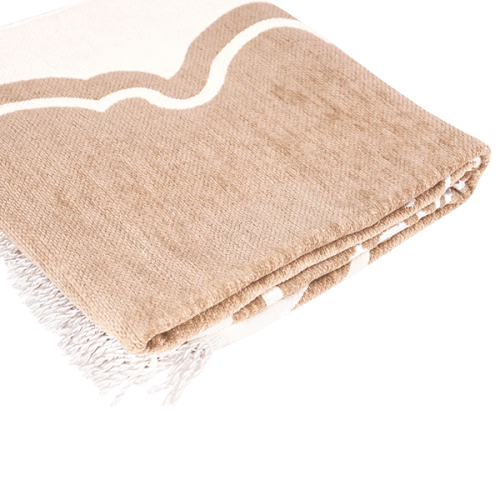 Prayer rug in beige color