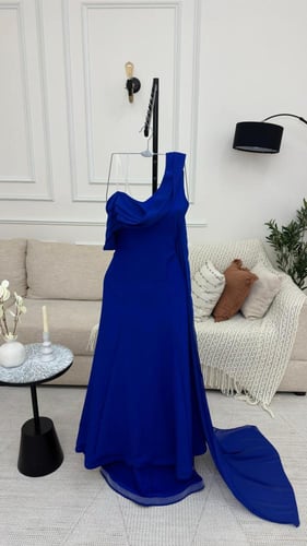 فستان لونين كميه انوثه