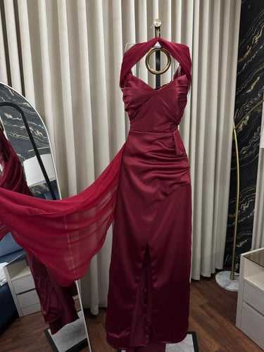 فستان تفته شال مختلف انيق