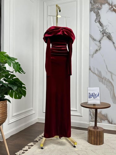 فستان مخمل 111