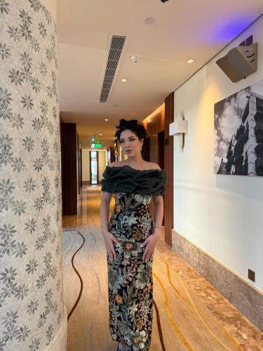 فستان مشجر راقي