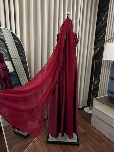 فستان تفته شال مختلف انيق