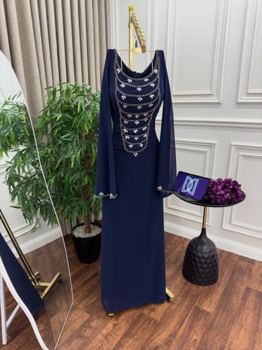 جلابية بفستان للعيد