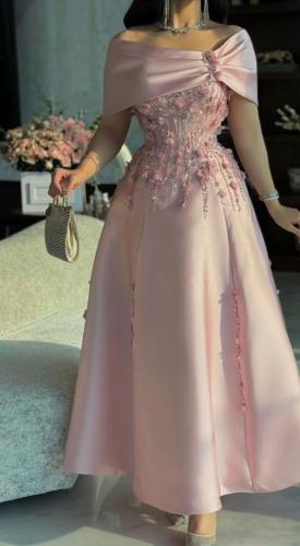 فستان ميكادو كلفه خرز ملفت