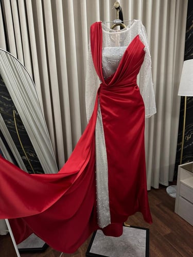 فستان تفته ع تطريز بلور صج خياال