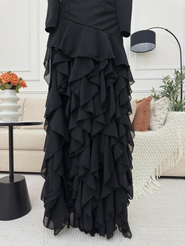 فستان كريب استرتش