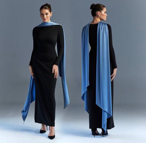 فستان اسود علا سماوي خيالي