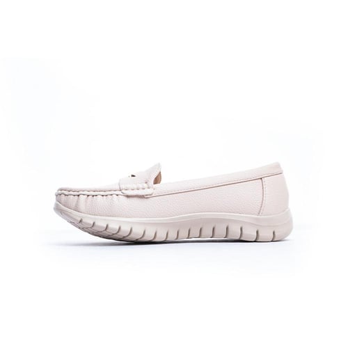 حذاء نسائي لوفر عريض كاجوال سهل الارتداء مريح من ا...