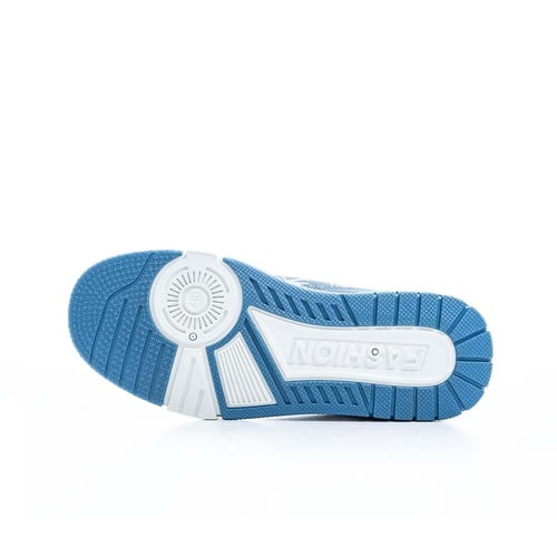 حذاء رياضي رجالي أسود وأبيض كاجوال مريح موديل 230...