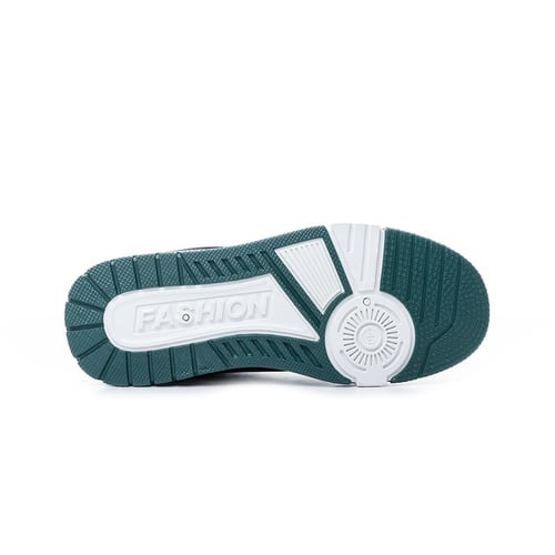 حذاء رياضي رجالي أسود وأبيض كاجوال مريح موديل 230...