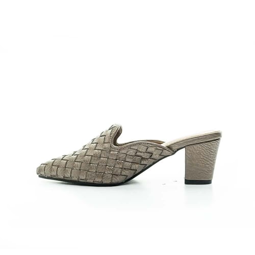 حذاء كعب كلاسيك مريح بتصميم مجدول | PointOne 45-11...