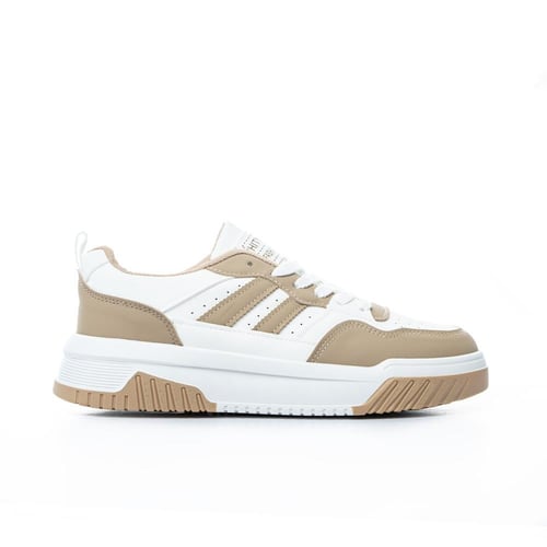 حذاء رياضي رجالي أسود وأبيض كاجوال مريح موديل 575