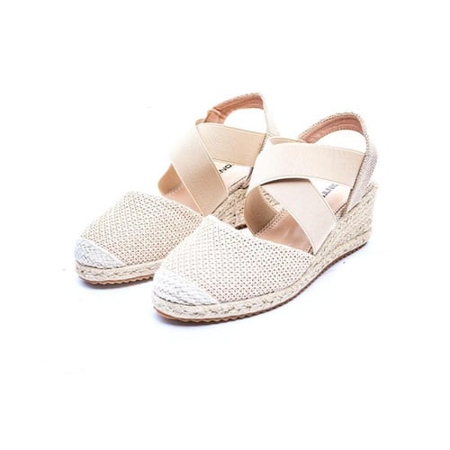 حذاء بكعب إسفيني خيش أنيق مريح | PointOne 45-108