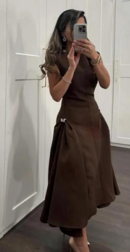 فستان طويل وقصير0231