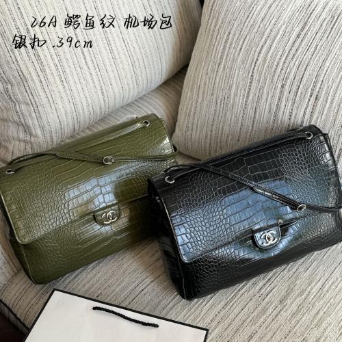 Chanel crocodile maxi flap bag