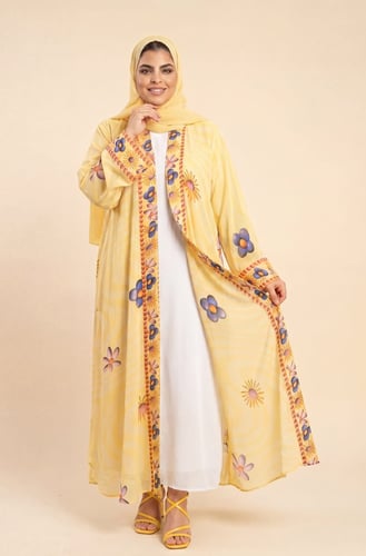عباية شيفون مورد