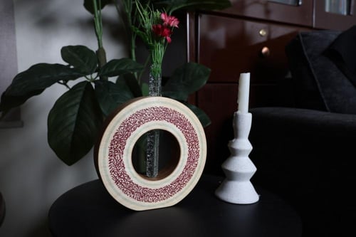 مزهرية آية الكرسي بتصميم إيماني مميز